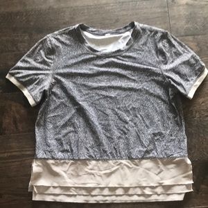 Lululemon crop top (2) short sleeve